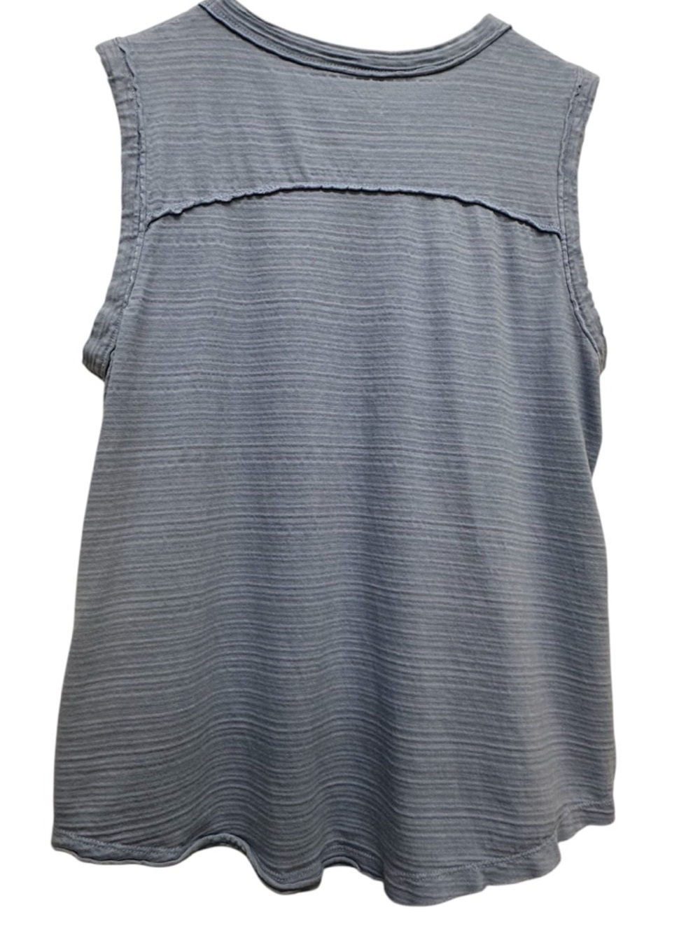 Eddie Bauer Blue Ribbed Sleeveless Tank Top - Picture 5 of 7